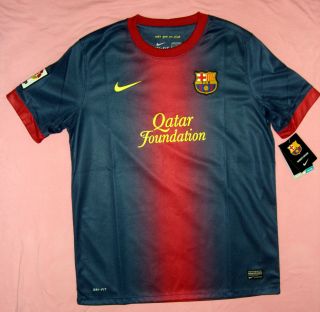Barcelona soccer football jersey NWT official Nike calcio futbol youth 