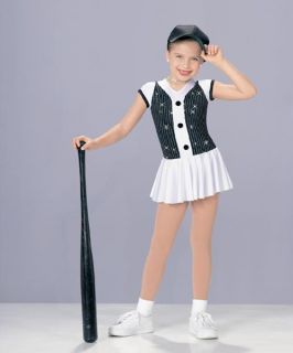 Baseball Dance Dress Jazz Tap Ballet Costume Child L