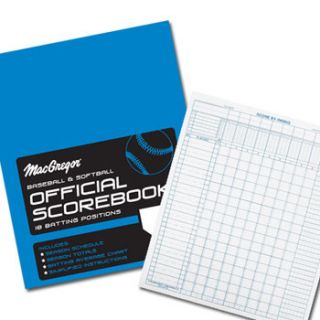 macgregor baseball softball scorebook item number 14302 our price $ 4 