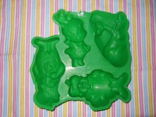   Mold Jigglers Fred Pebbles Dino Dinosaur Barney Party Snack