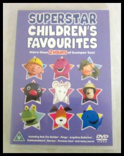   Children’s Favourites DVD Bob The Builder Pingu Barney