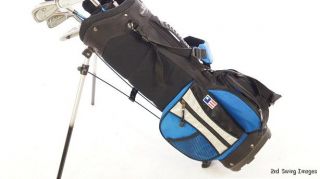 Junior Youth US Kids Golf Complete Set Carry Stand Bag Heights 43 47 