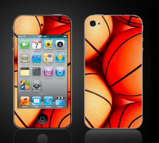 brand new apple ipod touch 4th generation nba basketballs skin kit 