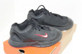 Nike Basketball Kids Shoes Double Figure Low Black Youth Sz 6