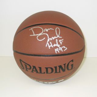 Dan Issel Signed Spalding NBA Basketball HOF NBA 50 Kentucky Nuggets 