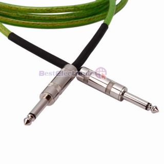   10ft 3M Cable Amp Amplifier Lead Cord for Guitar Bass Green HQ