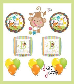 Monkey Birthday Cakes on Baby Shower Jungle Safari Baby Cold Porcelain Figures 6 Pc Noahs Cake