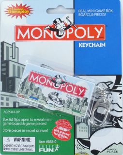   Board Game Keychain Keyring Basic Fun Token Dice Classic New