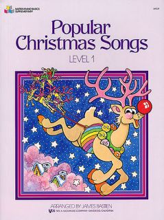 Popular Christmas Songs Bastien Piano Book Level 1