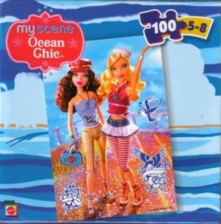 NIB Barbie My Scene Ocean Chic Jigsaw Puzzle 100pc