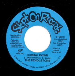 Modern Soul 45 Pendletons Waiting on You Coming Down Slept on Hear 