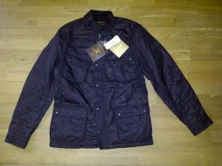 Barbour International Black Quilted Jacket New