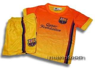 Kids Barcelona Messi Soccer Jersey Short Outfit Away Set Size XL Gift 