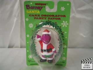 Barney PVC Santa Cake Decoration Party Favor Packaged