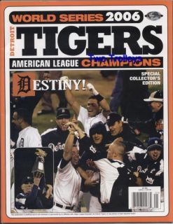 Baseball Tigers World Series 2006 Souvenir Program