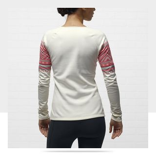 Nike Store UK. Nike Pro Printed Hyperwarm Crew Womens Shirt