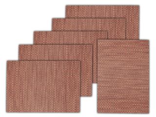 Pacific Merchants 17 x 12 Placemat # 2137 Red Maple   Set of 6