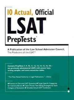 Official LSAT Preptests 10 Actual by Law School Admission Staff 1999 