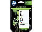 25m hp 21 22 ink cartridges combo pack tri color black new $ 15 01 5 