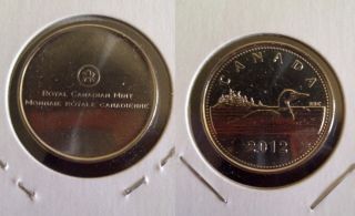 rare 2012 royal canadian mint loonie token from canada time