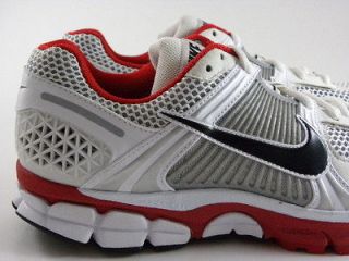 Nike Zoom Vomero 5 + White/Red Running Trainers Work/Gym Men Shoes 
