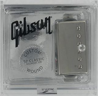 newly listed gibson 57 classic 4 conductor nickel humbucker pickup