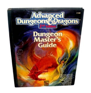 Advanced Dungeons and Dragons Dungeon Masters Guide by Tony Cook 1989 