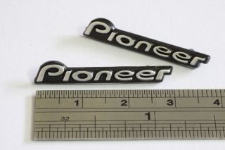 pioneer logo plastic badge pair from hong kong time left