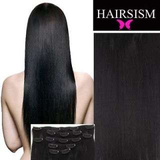 1518202224“Clip in Remy Real human hair extensions Straight any 