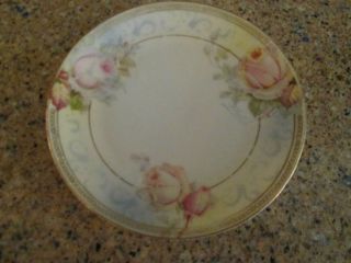 Hand Painted Royal Rudolstadt Plate Made in Prussia   Signed