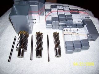 15 PC SUPER SET   ANNULAR MAGNETIC DRILL SLUGGER CUTTERS  USA MADE