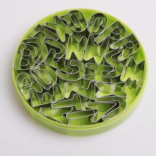 Newly listed DIY Fondant Alphabet Number Cookie Cutter Cut Outs Set of 