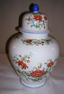 Decorative Schmid Brothers Ginger Jar Flowers Deco Pottery Japan 