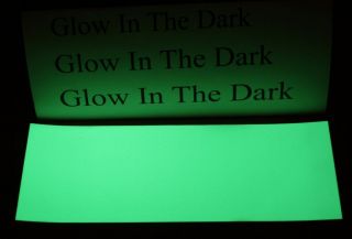 x8 premium luminous glow in the dark tape sheet