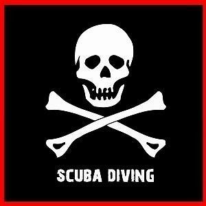 scuba diving skull air tank rebreather diver t shirt from