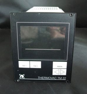 leybold thermovac vacuum controller tm 22 tm22 89684 one day