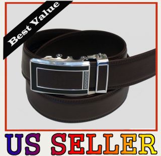 Best Fashion Dress Mens Genuine Leather belt belts automatic Buckle 
