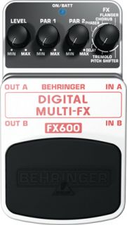 Behringer Digital Multi FX FX600 Multi Effects Guitar Effect Pedal 