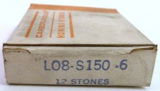 carborundum honing stones l08 s150 6 12 stone box nib