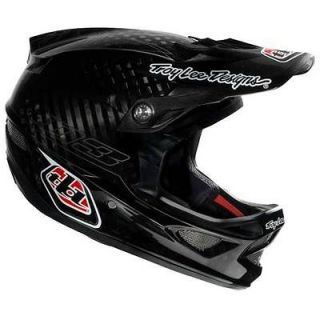 Troy Lee Designs TLD D3 Carbon Fiber Helmet Pinstripe Black w/Custom 