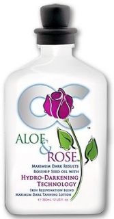 oc aloe rose indoor tanning lotion bronzer by rsun time