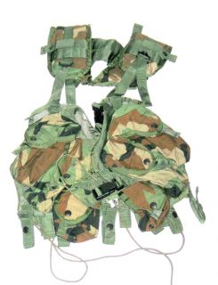 New Military Surplus Woodland Camo Tactical Enhanced Load Bearing Vest 