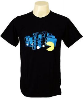 Funny Pac Man Shopping Game Stage Graphic Game T Shirt Graffiti Art L