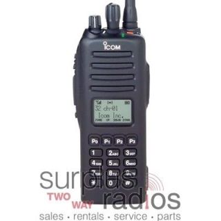 NEW ICOM F80DT UHF 400 470MHZ 256CH P25 DIGITAL RADIO POLICE FIRE EMS 
