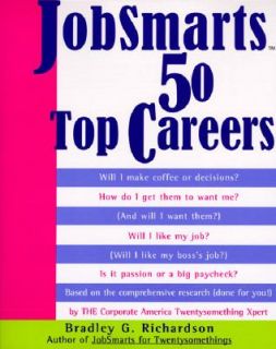 JobSmarts 50 Top Careers by Bradley G. Richardson 1997, Paperback 