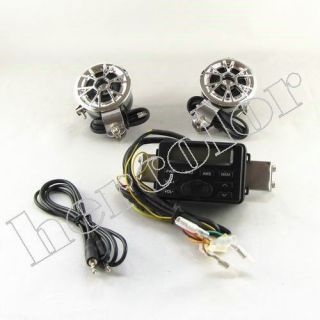 motorcycle fm radio  dc 12v two handlebar speakers from