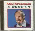 24 Greatest Hits by Mac Wiseman CD, Nov 1994, Deluxe