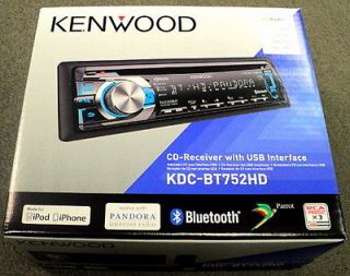 NEW Kenwood KDC BT752HD In Dash CD//WMA Car Stereo Receiver w 