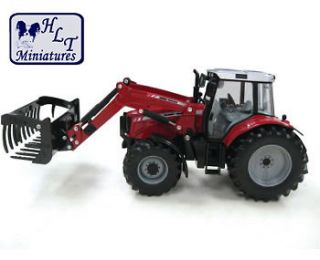 BRITAINS MASSEY FERGUSON 6480 TRACTOR FRONT LOADER 132 SCALE FARM 