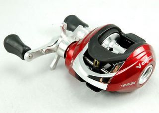 NEW 5BB RED Low Profile Baitcaster Lure Fishing Reel Right Hand